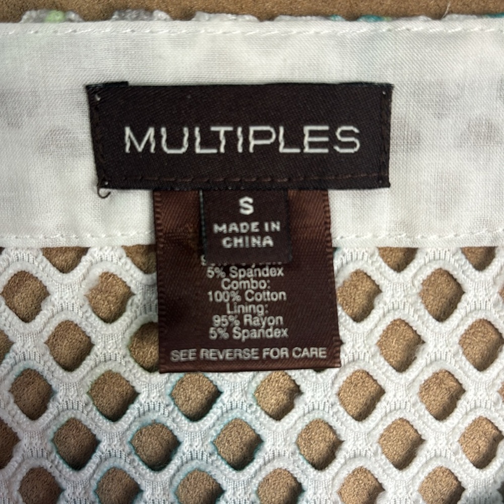 Multiples Mesh Tunic Top With Matching Tank Top, … - image 2